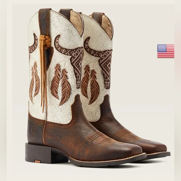 Ariat Leather Boots - Picture 1 of 12